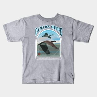 Canada Geese Kids T-Shirt